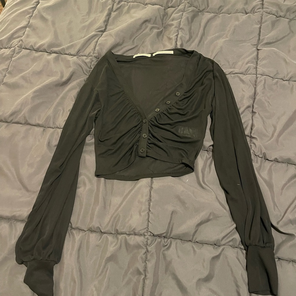 Sheer Black Women's Top